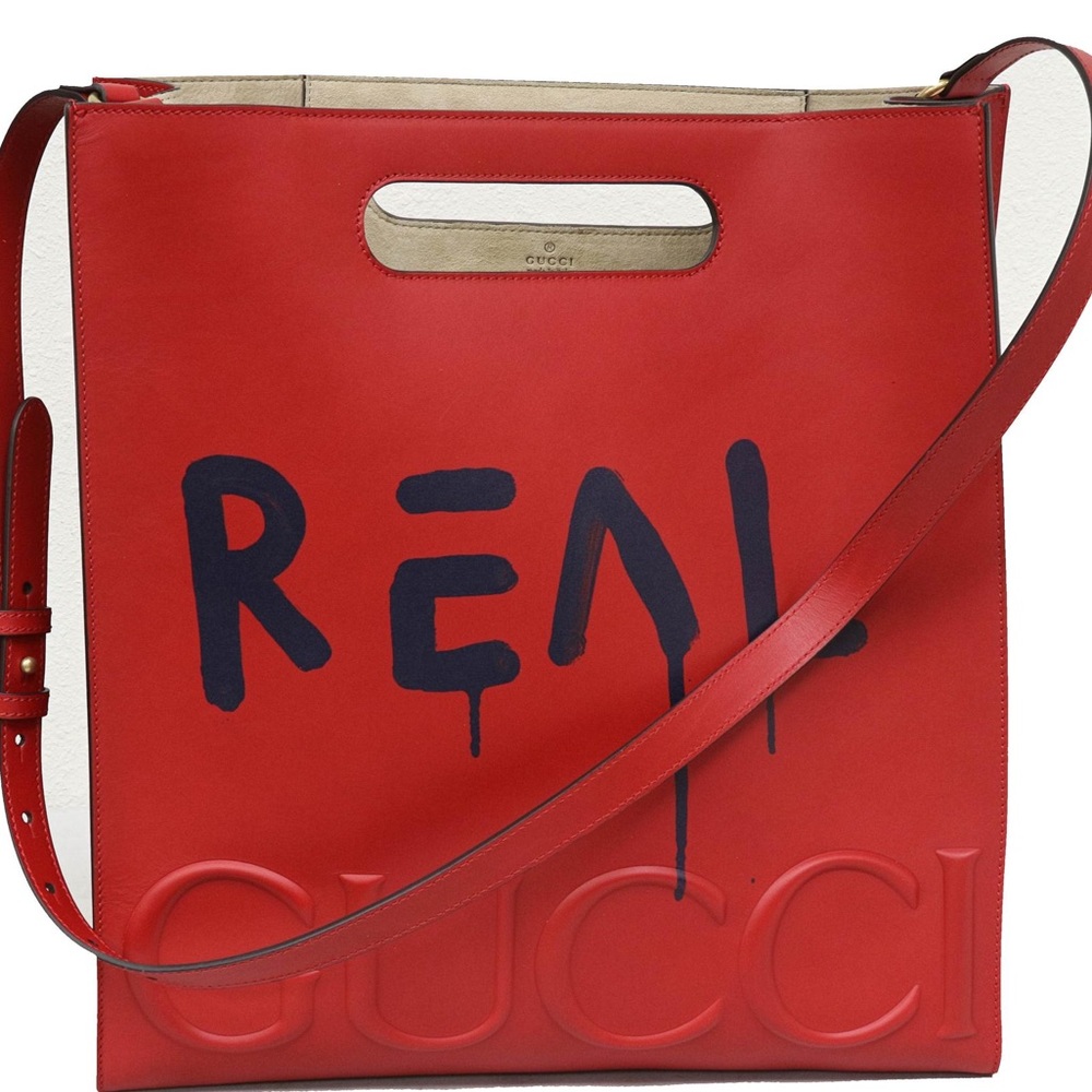 Gucci Ghost Leather Tote